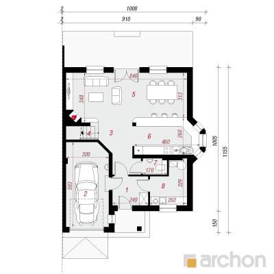 House in the clematises 4