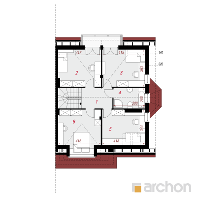 House in the clematises 4