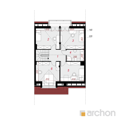 House in the clematises 3