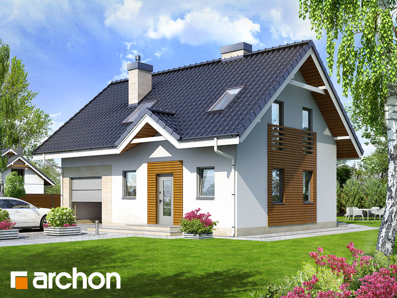 House in blueberries 2