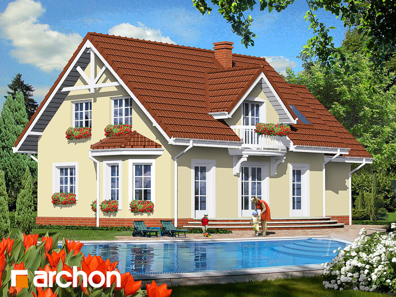 House in the peaches
