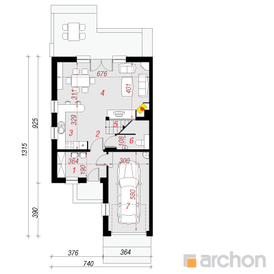 House in the clematises 5 (T)