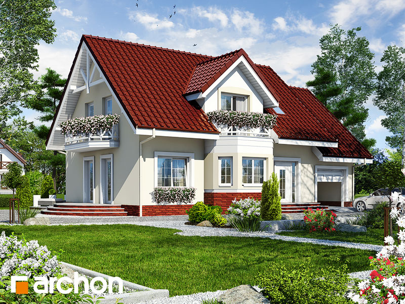 House in the celosia