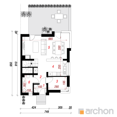House in the tamarillo (T)