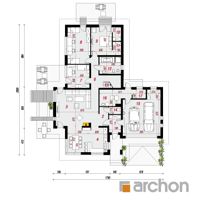 House in the amaranth (PD)