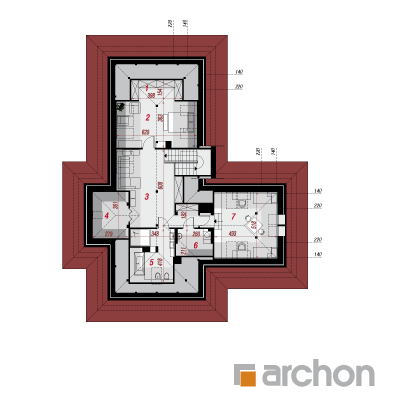 House in the amaranth (PD)
