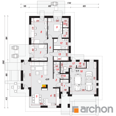House in the amaranth